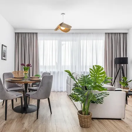 Nowoczesny Z 2 Sypialniami Z Widokiem Na By Renters * Свиноуйсьце